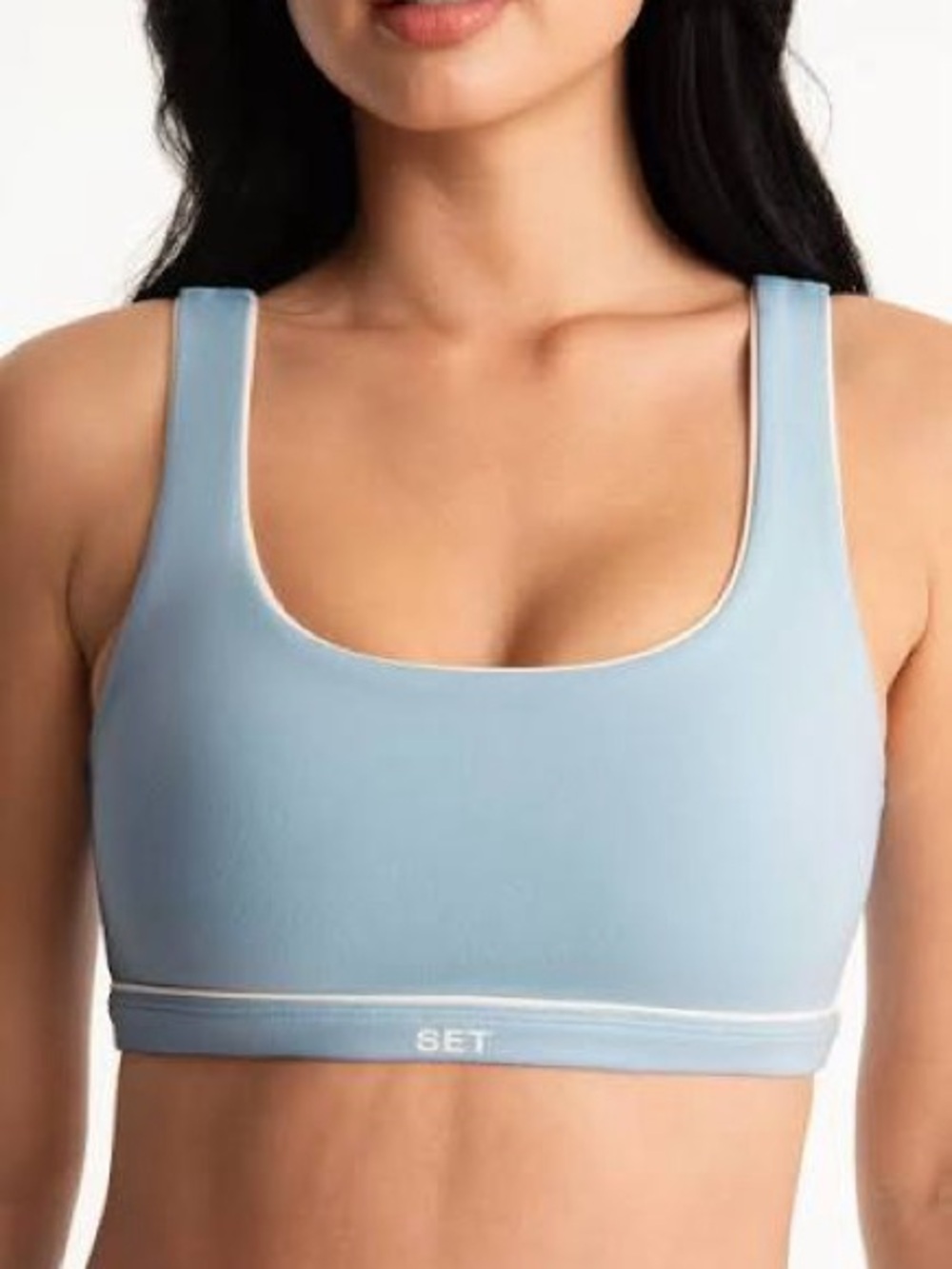 SET Active x PARKE FormCloud light blue sports bra